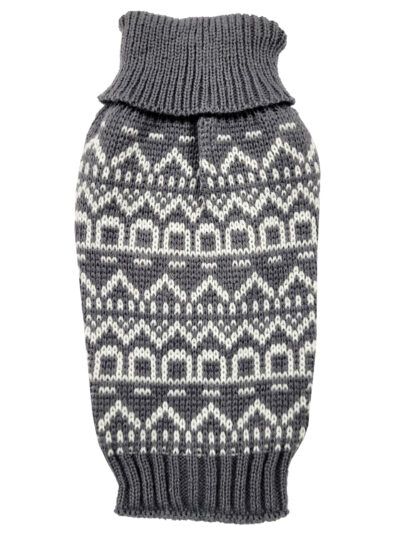 JERSEY PUNTO CHEVRON GRIS 20CM