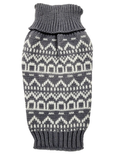 JERSEY PUNTO CHEVRON GRIS 25CM