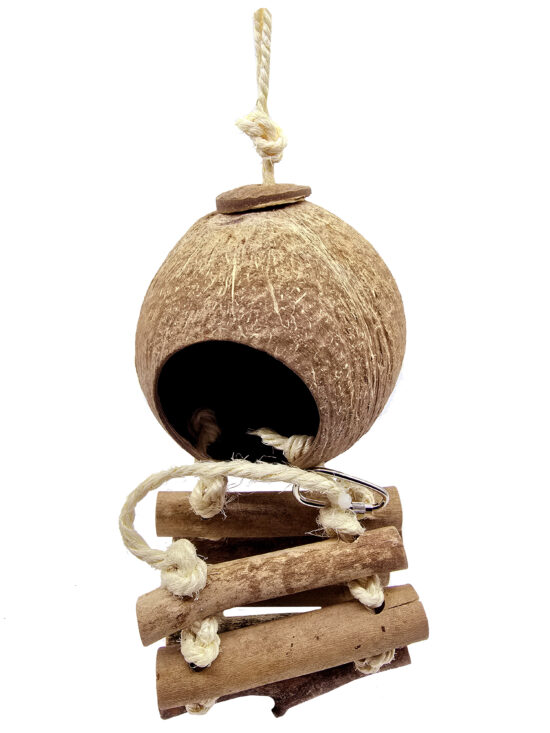 JUGUETE AVES COCO Y ESCALERAS 38CMS