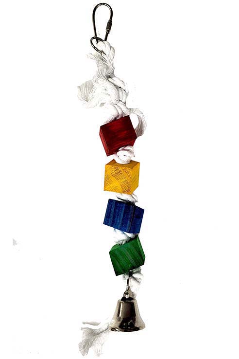 JUGUETE AVES 4 CAMPANAS MADERA8CMS