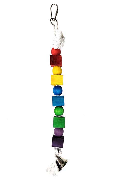 JUUETE AVES 10 MADERAS C/CAMPANA 33CM