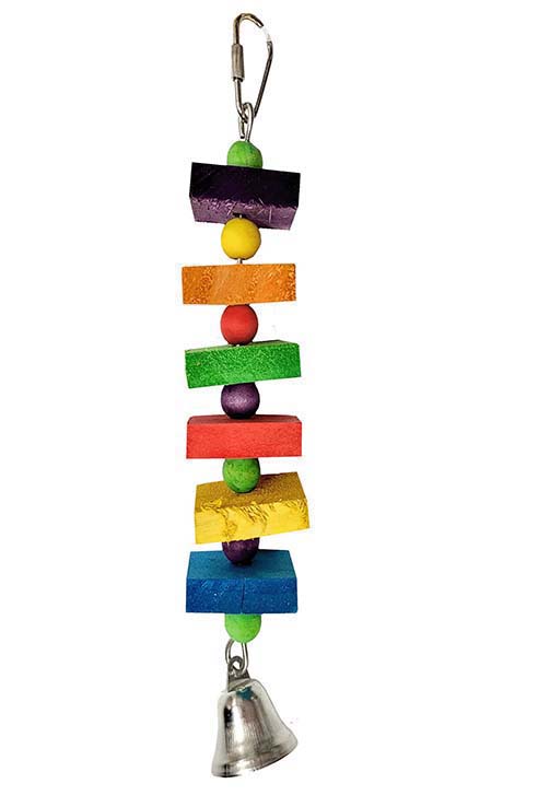 JUGUETE AVES CUENTAS MADERA 20CM