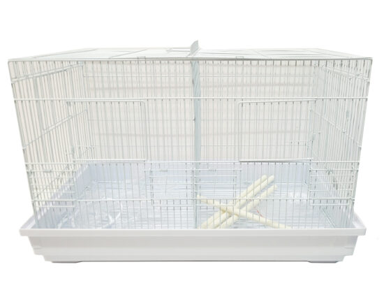 JAULA CRIA BLANCA 58X32X38CMS
