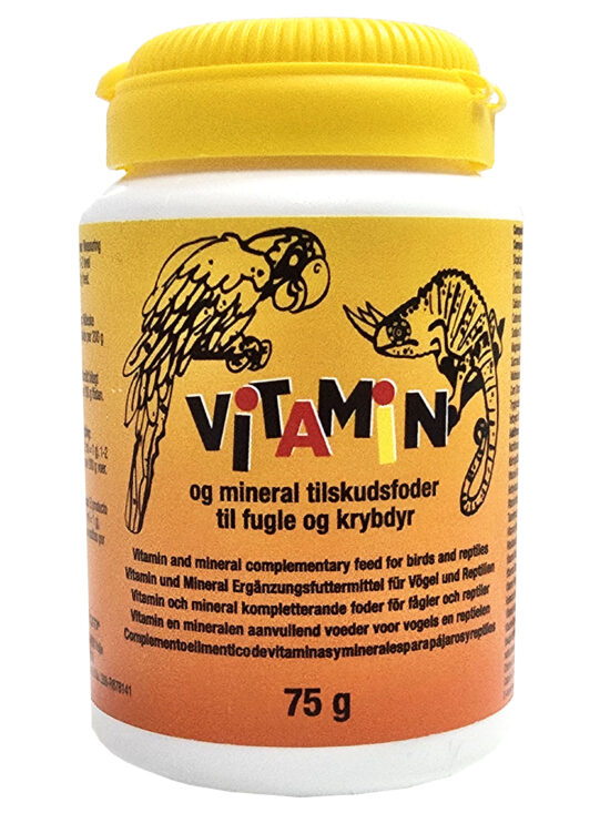 VITAMINAS MINERALES REPTILES AVES 75G