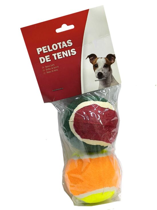 2 PELOTAS DE TENIS 6.5 CMS PACK