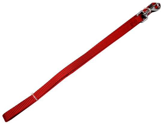 CORREA LISA NYLON ROJA 10MMX120CMS