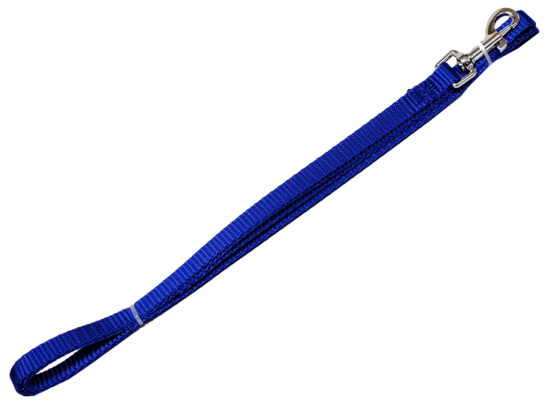 CORREA LISA NYLON AZUL 10MMX120CMS