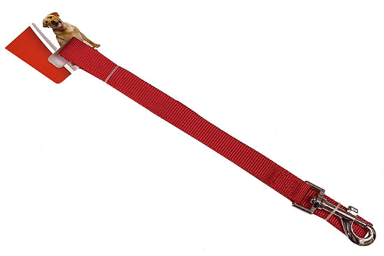 CORREA LISA NYLON ROJA 20MMX120CMS