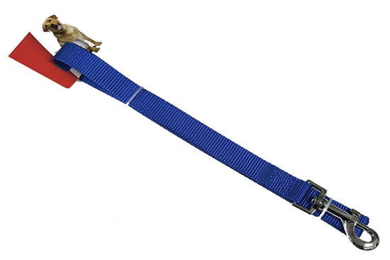 CORREA LISA NYLON AZUL 20MMX120CMS