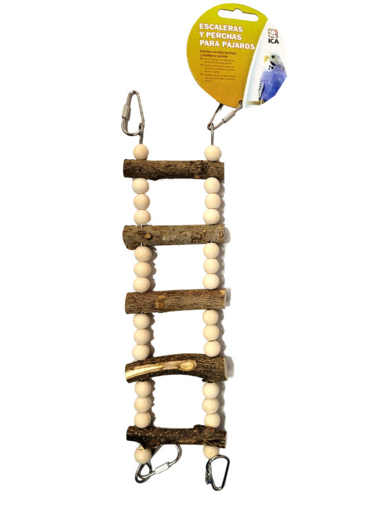 ESCALERA MADERA NATURAL 30X7.5CMS