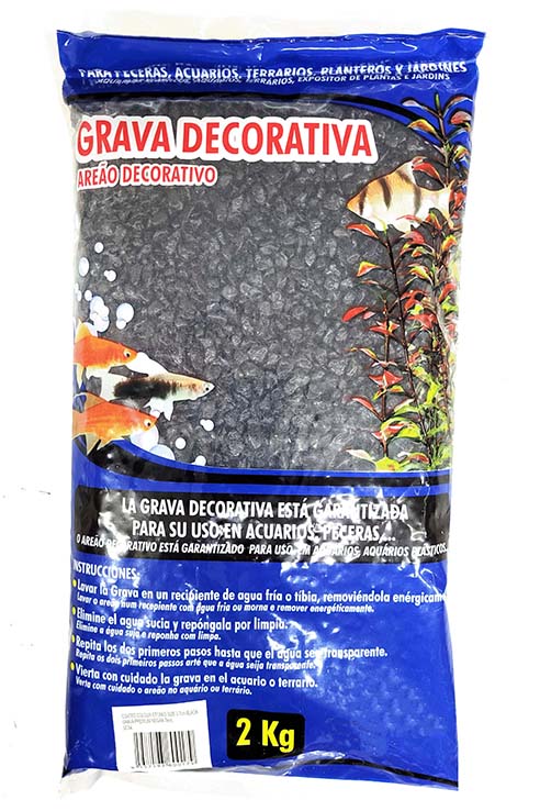 GRAVA NEGRA 7MM PREMIUM 2KG
