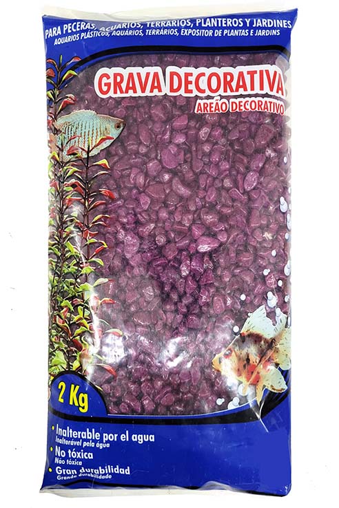 GRAVA VIOLETA 7MM PREMIUM 2KG