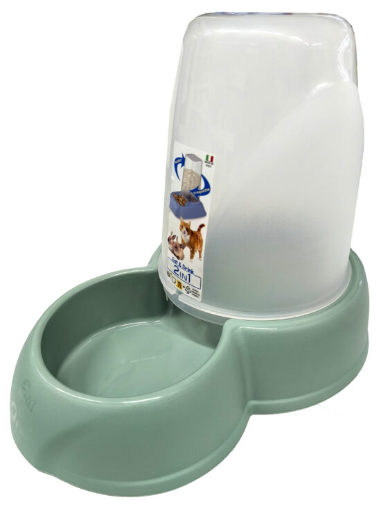 TOLVA COMEDERO BEBEDERO 1.7L 27.0X17.0X21.0CMS PERRO GATO