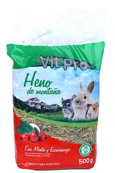 HENO MENTA Y ESCARAMUJO 500G VIT PRO