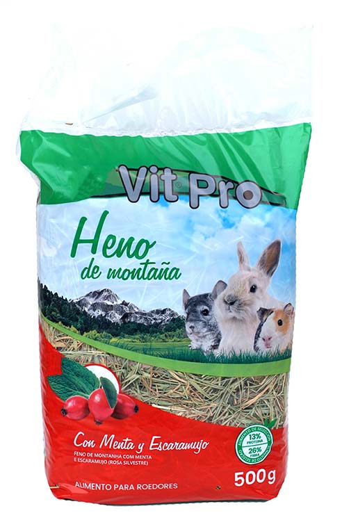 HENO MENTA Y ESCARAMUJO 500G VIT PRO