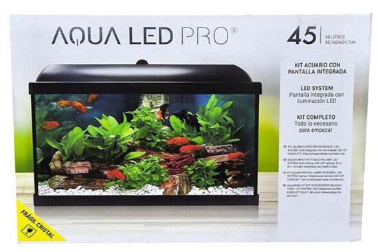 AQUALED PRO 45 KIT 57.7X29X34.7CMS NEGRO