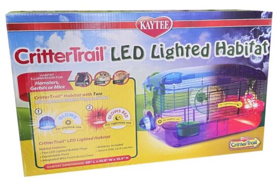 JAULA HAMSTER CRITTER TRAIL LED LIGHTED 50.0X27.0X27.0CMS