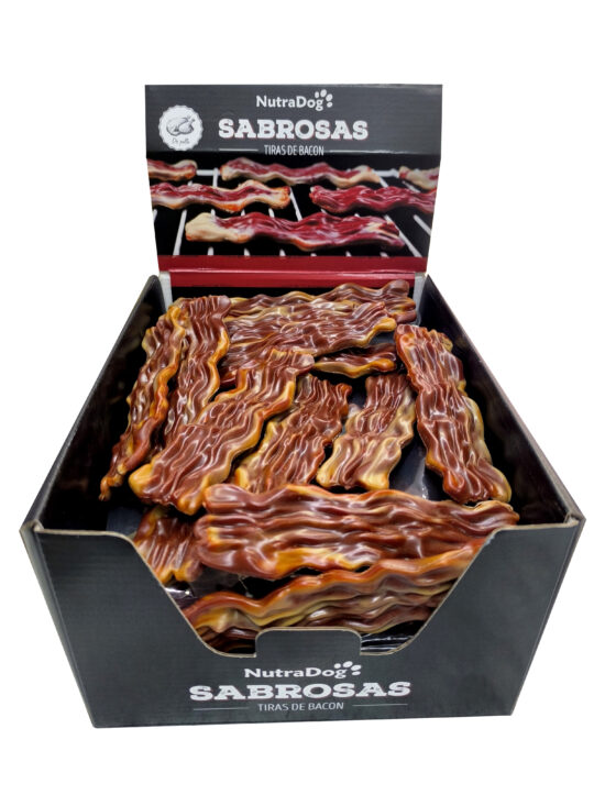 TIRAS DE BACON M 15.5CMS NUTRA DOG