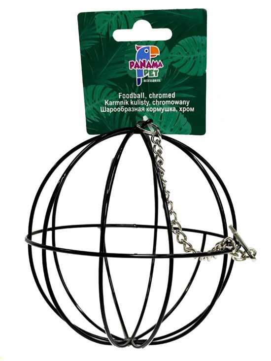 COMEDERO BOLA PORTA FORRAJE ROEDORES 12CMS