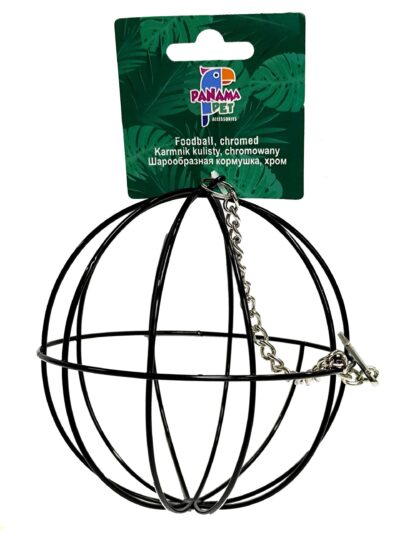 COMEDERO BOLA PORTA FORRAJE ROEDORES 12CMS