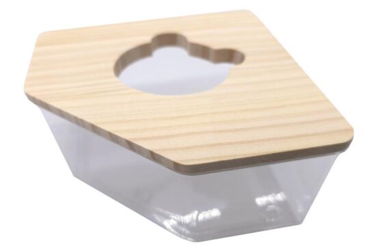 BAÑO ARENA HAMSTER ESQUINA 13.58X13.0X8.0CMS