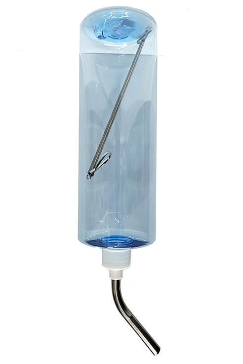 BEBEDERO ROEDOR 1000ML FIJACION TENSOR TRANSPARENTE