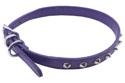 COLLAR T-40 MORADO PINCHOS