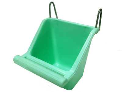 COMEDERO GANCHO MET PEQ 7X5X7CMS