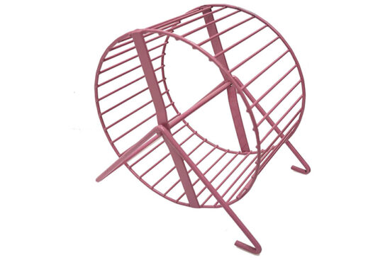 RUEDA METALICA  HAMSTER CON BASE 13øX9CMS