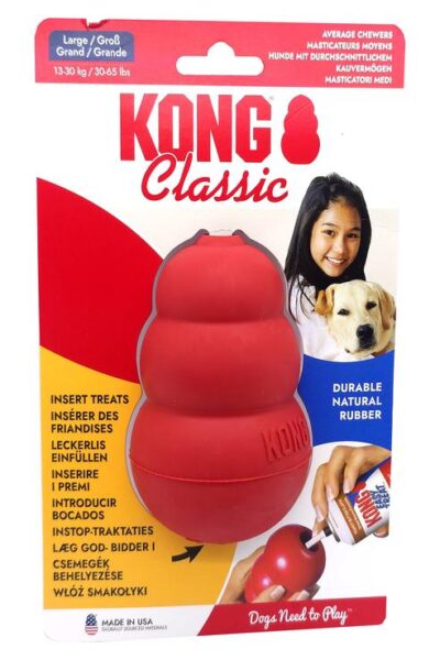 KONG CLASSIC M ROJO 12X8øCMS