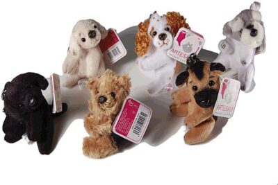 LLAVERO PELUCHE PERRITOS 10CMS