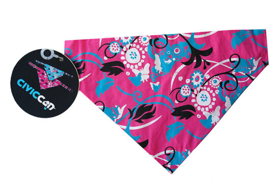 PAÑUELO ROSA GDE 20X24CMS PARA COLLAR