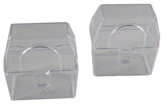COMEDERO CANARIAS 7.1X4.1X6.2CMS TRANSPARENTE