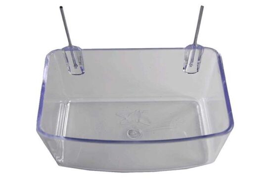 COMEDERO LORO CON ALAMBRE 10.3x8.0x7.6CMS
