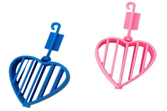 PELERO CORAZON  6X6X3CMS