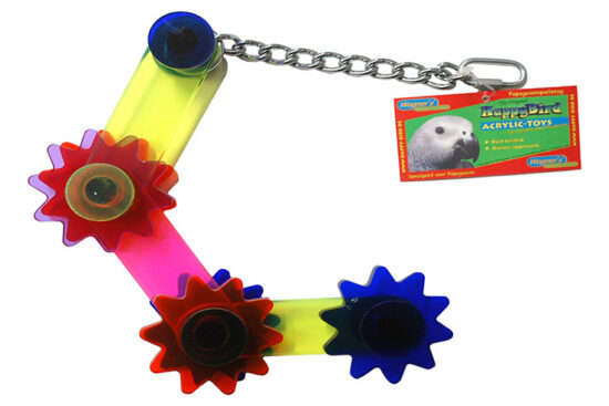 CADENA LARGE METACRILATO ENGRANAJES INTERACTIVO 50CMS