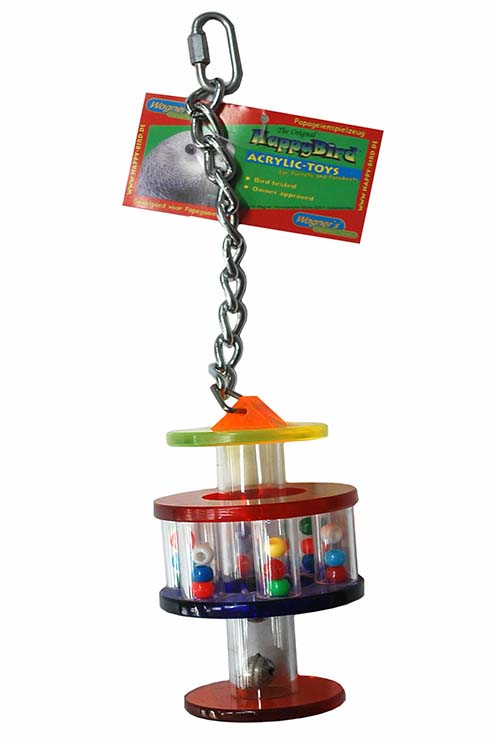 CARROUSEL CON BOLAS INTERACTIVO METACRILATO 7.5øX12.0CMS