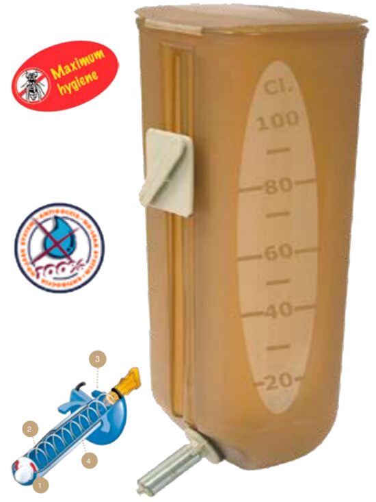 BEBEDERO SIWA 1200 ML ECO AVES CON TAPA