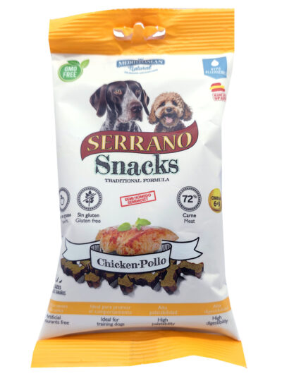 SERRANO DOG SNACKS CHICKEN 100G