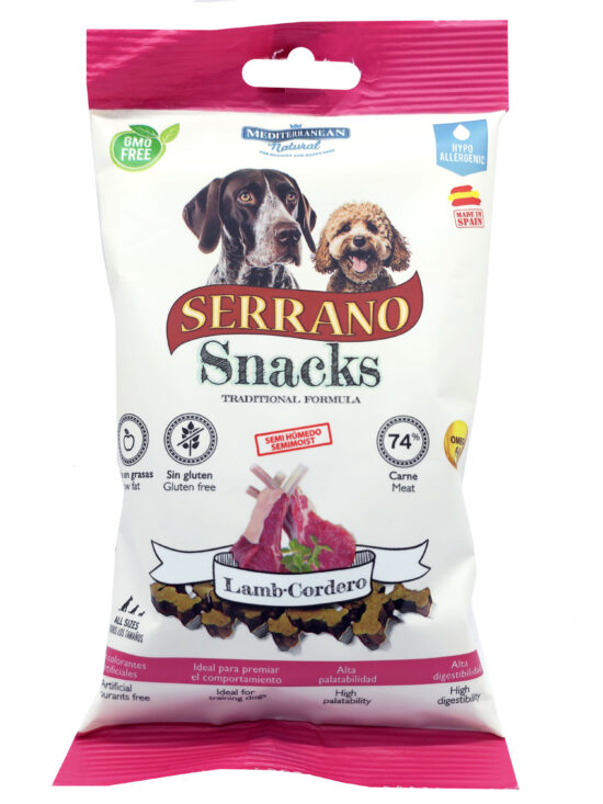 SERRANO DOG SNACKS LAMB 100G