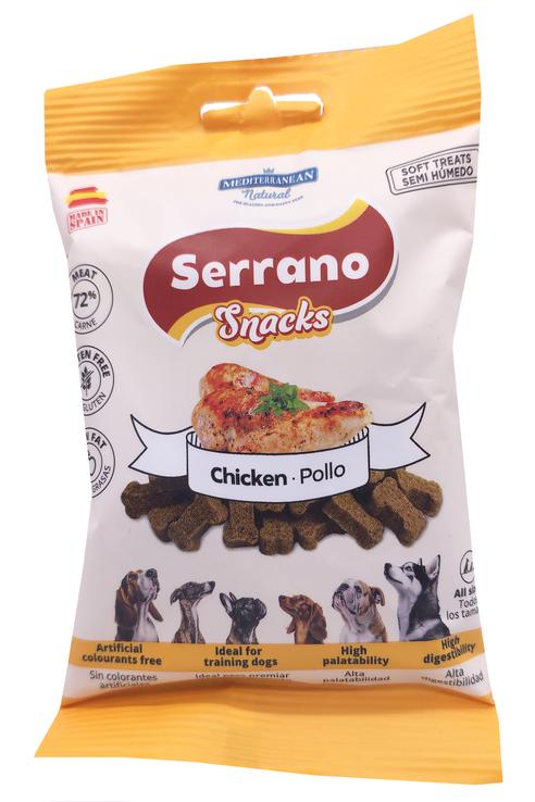 SERRANO DOG SNACKS CHICKEN 85G