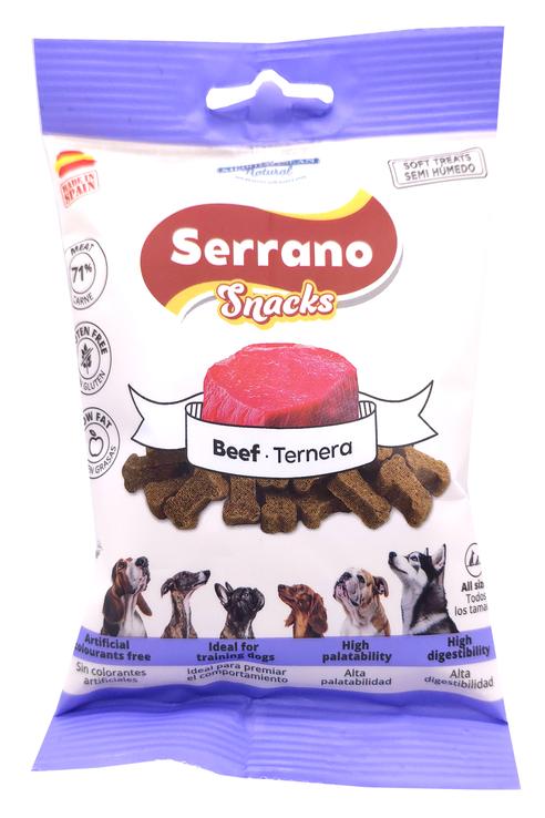 SERRANO DOG SNACKS BEEF 85G