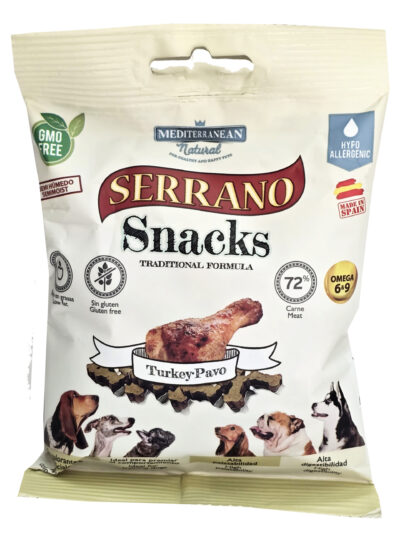 SERRANO DOG SNACKS TURKEY 85G