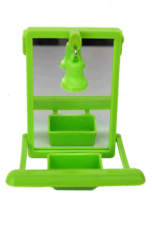 COMEDERO SEMILLERO CON ESPEJO 7.0X9.0X7.0CMS