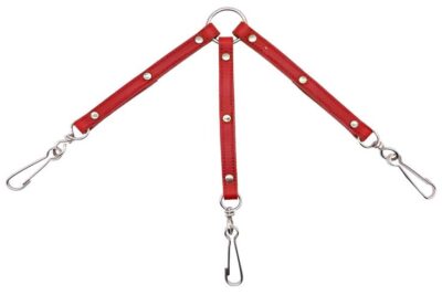 ACOPLE 3 PERROS CUERO 12.0MMX25.0CMS