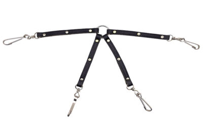 ACOPLE 4 PERROS CUERO 12.0MMX25.0CMS