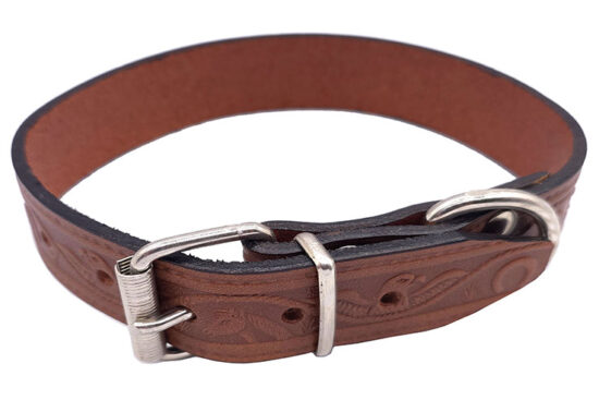 COLLAR CUERO LABRADO 30.0MMX38.0-50.0CMS