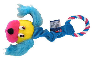 PERRO PELUCHE CON ASA CUERDA 40CMS