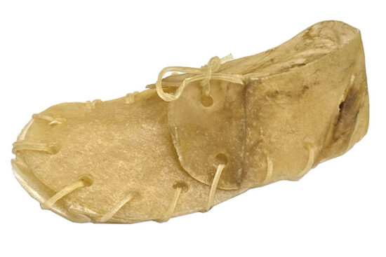 HUESO ZAPATILLA 12.7X5.0X4.0CMS PIEL NATURAL