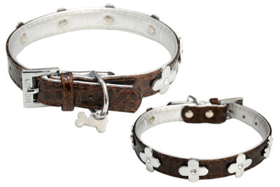 COLLAR LUXE FANTASY MARRON 20MMX40CMS